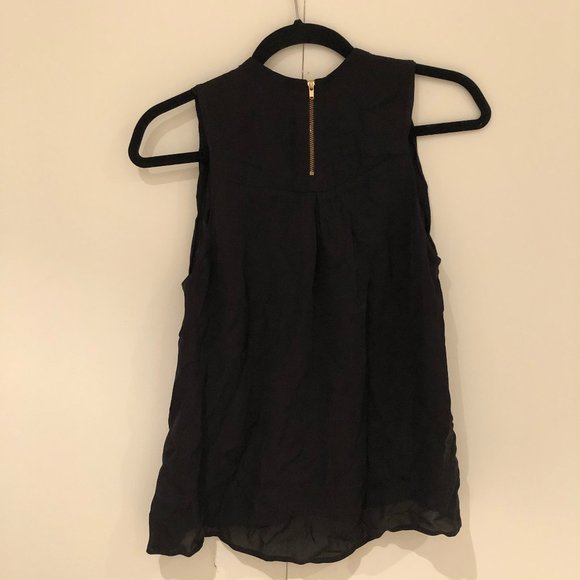 A.L.C Black Silky Top - Picture 2 of 3